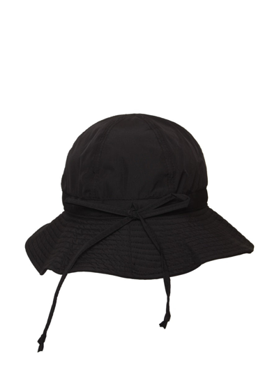 Shop Gcds Nylon Bucket Hat In Black
