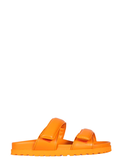 Shop Gia Borghini Pins 11 Sandals Already X Pernille Teisbaek In Orange