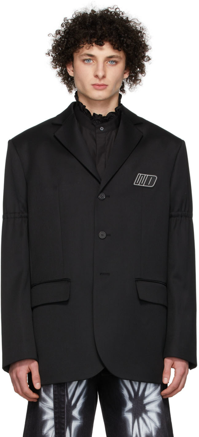 Shop We11 Done Black Wool Blazer