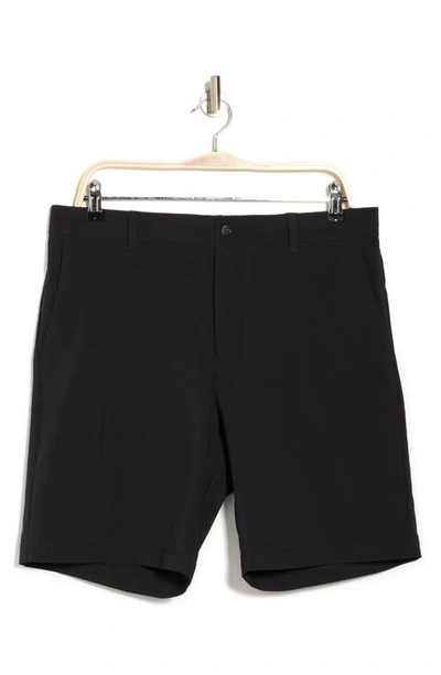 Shop Callaway Golf ®  9" Flat Front Shorts In Caviar