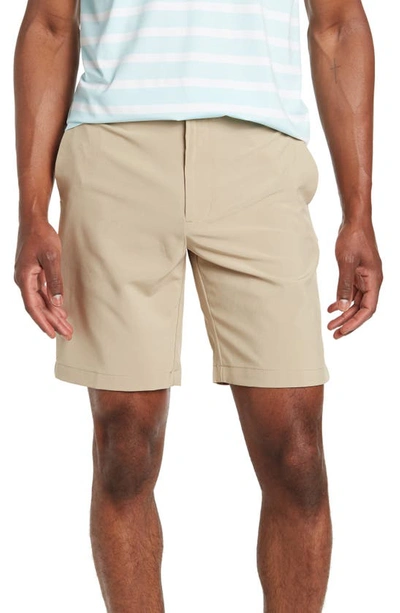 Shop Callaway Golf ®  9" Flat Front Shorts In Chinchilla