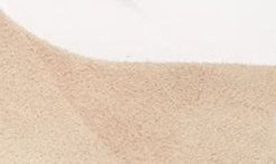 Jeffrey Campbell Cendrillon Clear Sandal In Nude Suede Clear