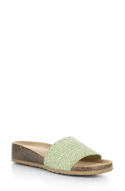 Shop Bos. & Co. Lacie Wedge Sandal In Sharp Green