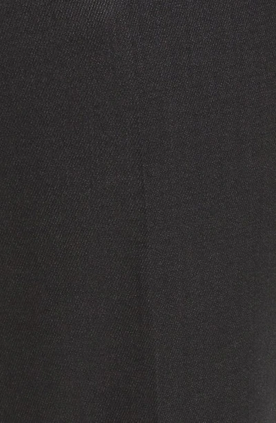 Jb Britches Flat Front Wool Trousers In Charcoal