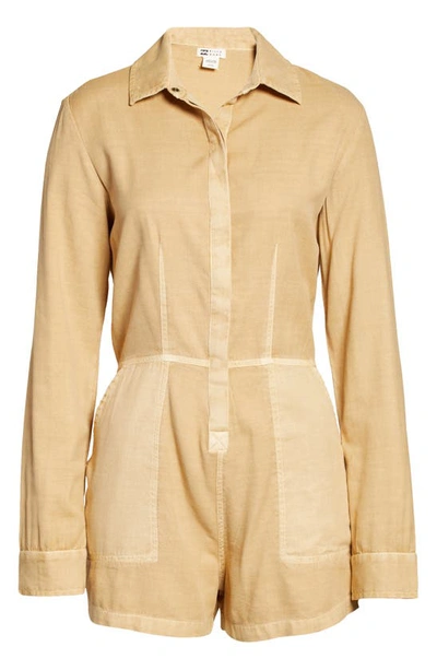 Billabong Gigi Twill Romper In Canyon Khaki | ModeSens