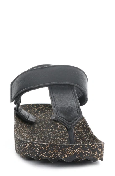 Shop Asportuguesas By Fly London Asportuguesas By London Fizz Sandal In 008 Black Corn Biofiber