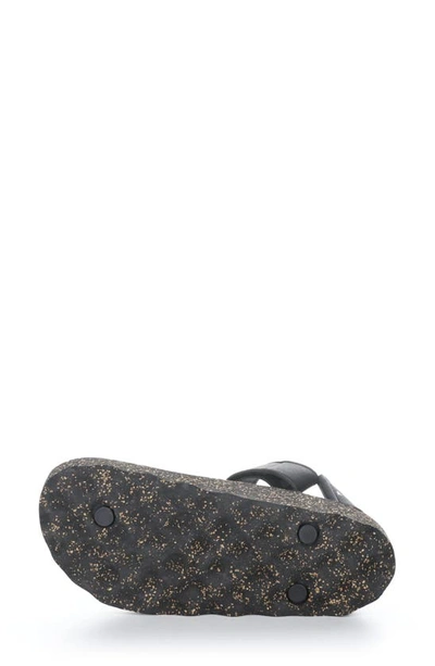 Shop Asportuguesas By Fly London Asportuguesas By London Fizz Sandal In 008 Black Corn Biofiber