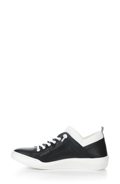 Shop Softinos By Fly London Bonn Sneaker In 013 Black Smooth Leather