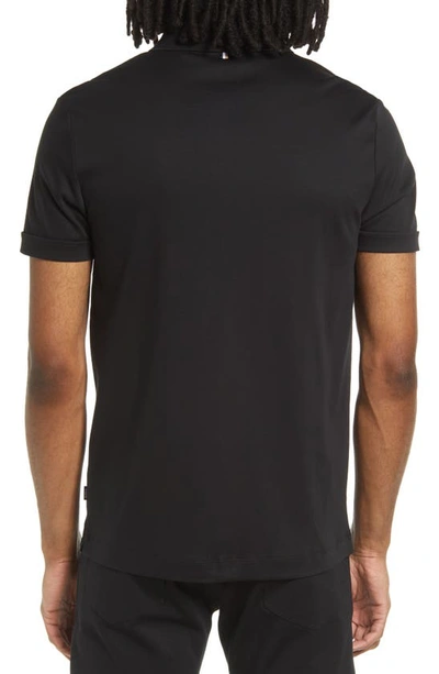 Hugo Boss Puno Short Sleeve Button-up Shirt In Black | ModeSens