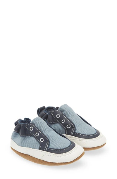 Shop Robeez ® Stylish Steve Laceless Sneaker In Blue