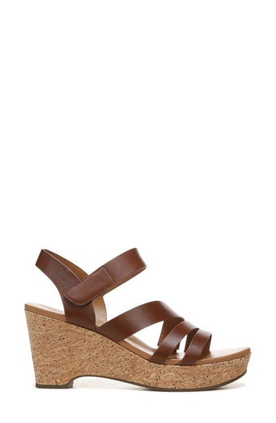 Shop Naturalizer Cynthia Platform Wedge Sandal In Cinnamon