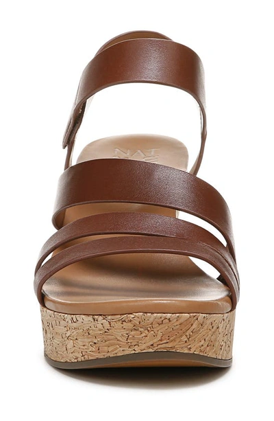 Naturalizer Cynthia Platform Wedge Sandal In Cinnamon