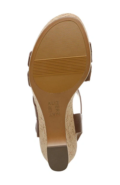 Naturalizer Cynthia Platform Wedge Sandal In Cinnamon