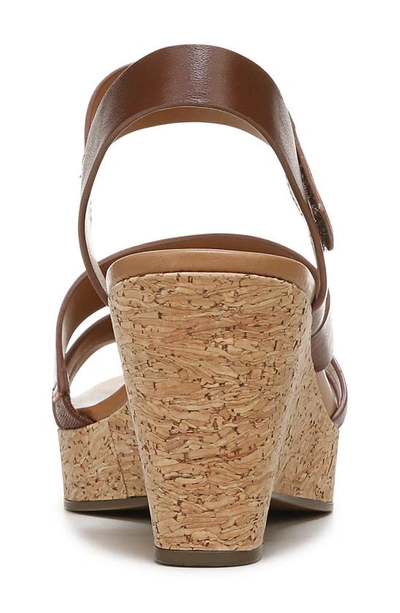 Naturalizer Cynthia Platform Wedge Sandal In Cinnamon