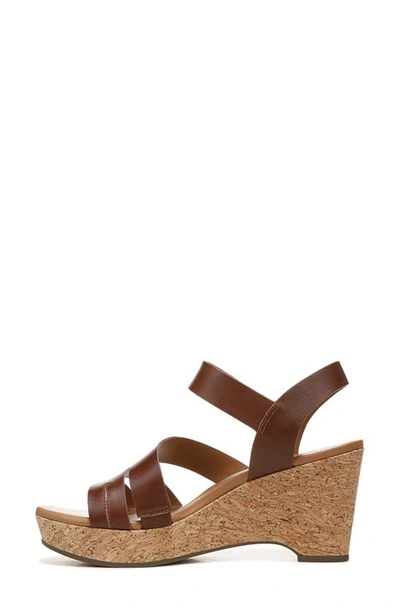 Shop Naturalizer Cynthia Platform Wedge Sandal In Cinnamon