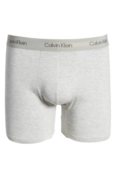 Calvin Klein Ultra-soft Modern Boxer Brief In Grey Heather