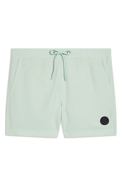 Shop Ted Baker Trehil Plain Swim Shorts In Light Green