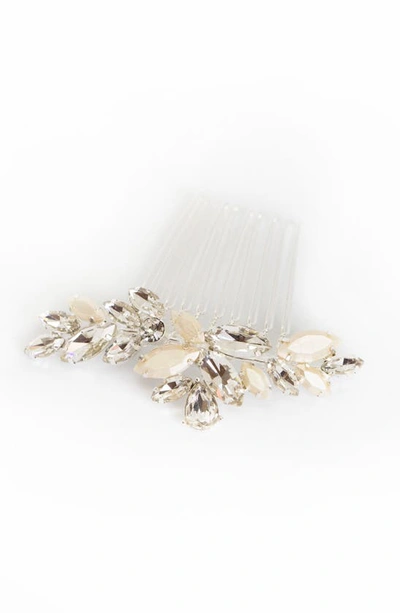 Shop Brides And Hairpins Brides & Hairpins Abril Comb In Classic Silver