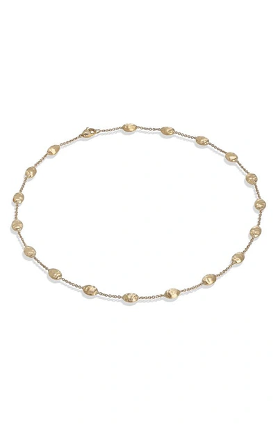 Shop Marco Bicego Siviglia 18k Yellow Gold Medium Beaded Short Necklace