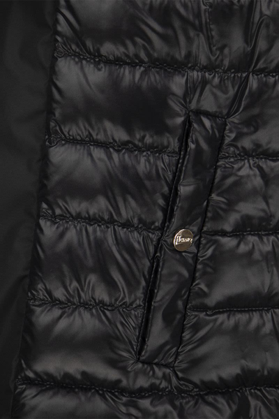 Shop Herno Ultralight Waistcoat With Techno Taffeta Back In Black