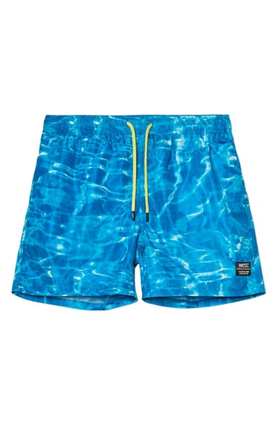 Shop Wesc Zack Pool Print Shorts In Assorted