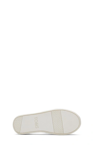 Shop Toms Kids' Alpargata Slip-on Sneaker In Silver