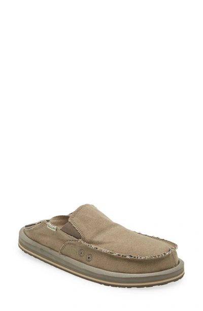 Sanuk Slip-on Sneaker In Earth