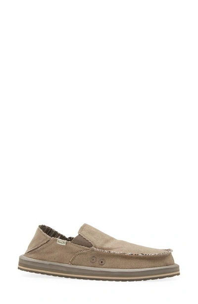 Sanuk Slip-on Sneaker In Earth