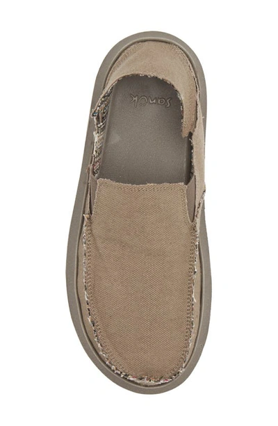 Sanuk Slip-on Sneaker In Earth