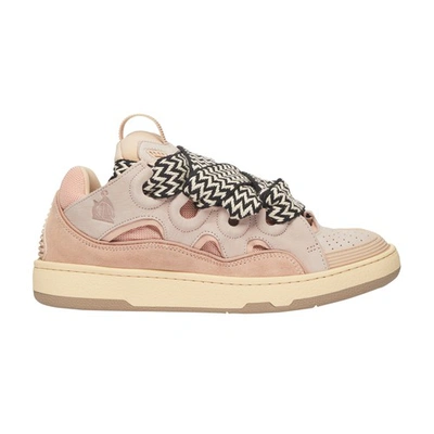 Shop Lanvin Curb Sneakers In Rose Pale