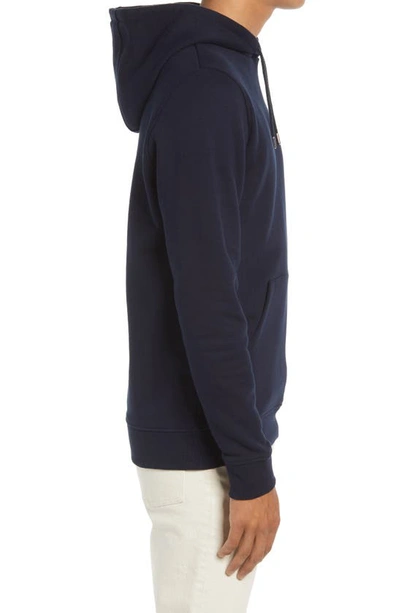 Shop Norse Projects Vagn Hoodie In Dark Navy