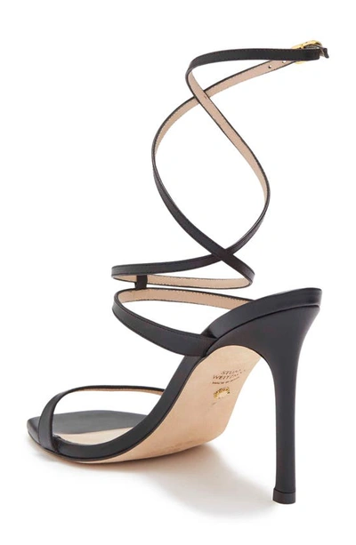 Stuart Weitzman Ellsie Strappy Sandal In Black