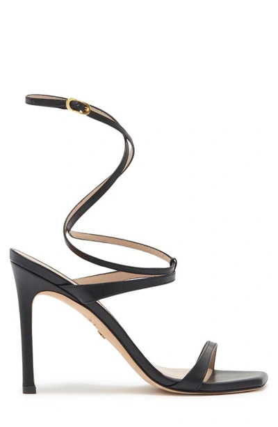 Stuart Weitzman Ellsie Strappy Sandal In Black