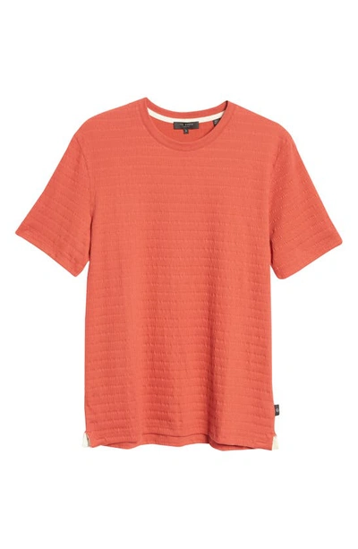 Shop Ted Baker Kingsrd Crewneck T-shirt In Dark Orange