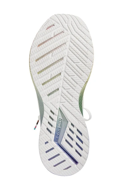 Shop Brooks Levitate Stealthfit 5 Running Shoe In White/ Oyster/ Multi
