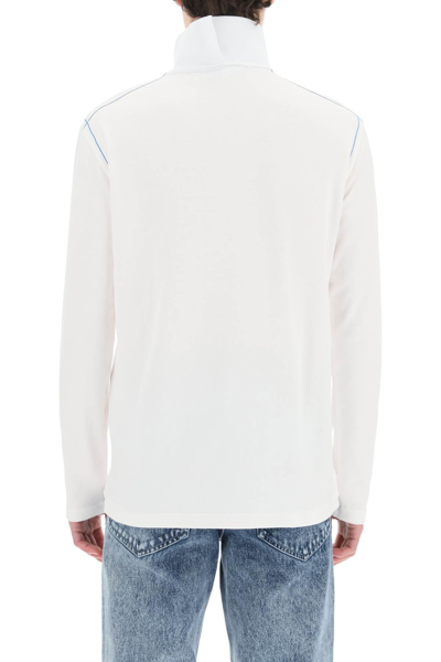 Shop Y/project Y Project Long Sleeve Polo Shirt In White