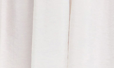 Endless Rose Twist Front Drape Long Sleeve Minidress In White