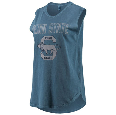 Shop Alternative Apparel Navy Penn State Nittany Lions Inside Out Washed Tank Top