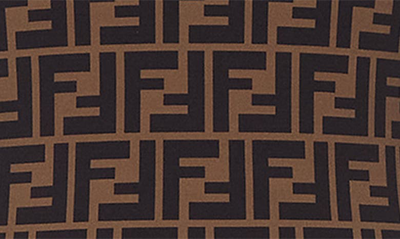 Fendi Ff Logo Print Swimsuit In F0gme Black