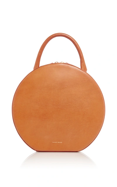 Shop Mansur Gavriel Cammello Leather Circle Bag
