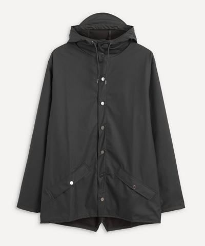 Shop Rains 12010 Short Rain Jacket In Black