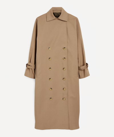 Totême Toteme Signature Raincoat In Khaki