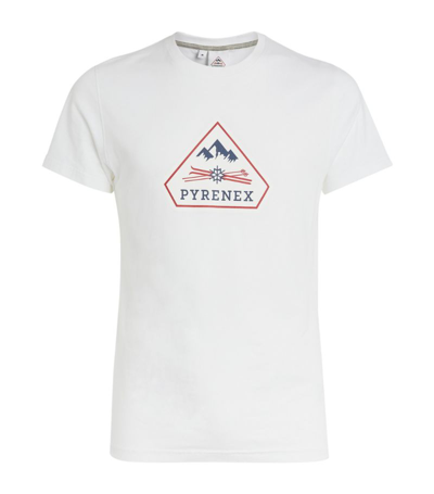 Shop Pyrenex Karel Logo T-shirt In White