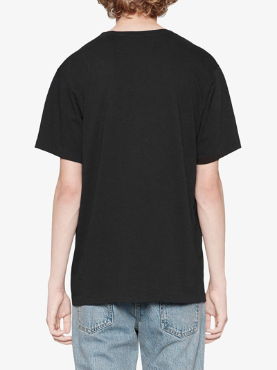 Shop Gucci T-shirt Oversize Gg In Black