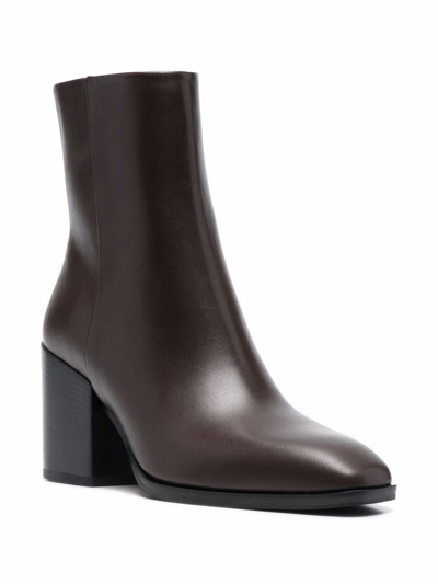 Shop Aeyde Leandra Ankle Boots In Braun