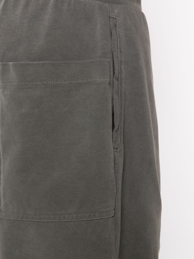 Shop Osklen Drawstring-waist Cotton Bermuda Shorts In Grey