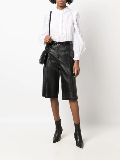 Zadig & Voltaire Timmy Tomboy Ruffle High-neck Pleated Front Tunic In ...
