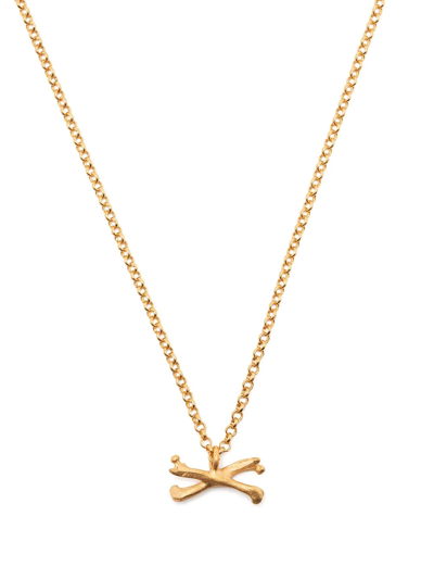 Shop Claire English Memento Buccaneer Gold-plated Necklace