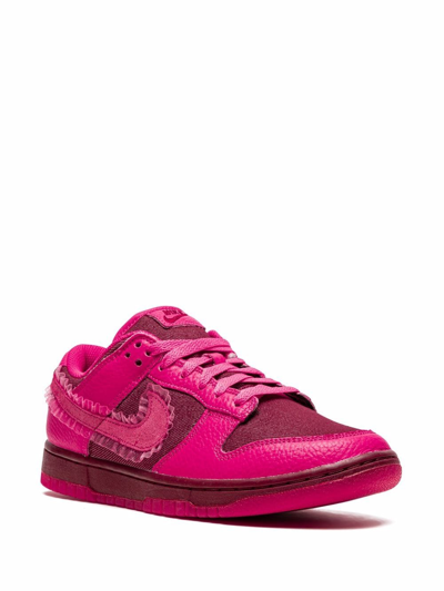 Shop Nike Dunk Low "valentine's Day" Sneakers In Pink