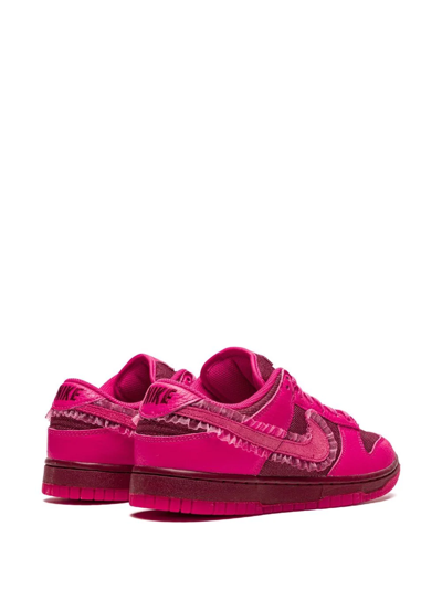 Shop Nike Dunk Low "valentine's Day" Sneakers In Pink